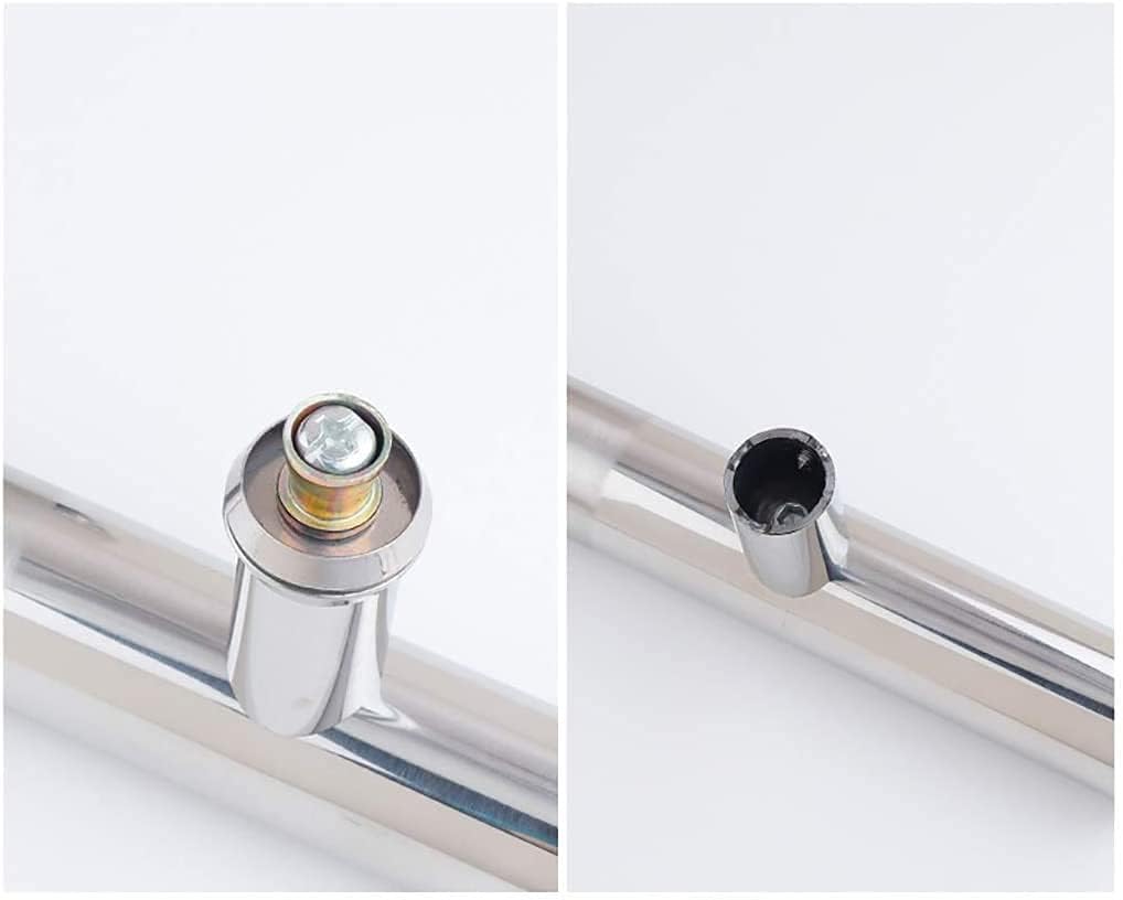 Door Handle Door Handle,Thick Stainless Steel Round Tube Commercial Push-Pull Door Handle,Bathroom Shower Door Handle,Glass Sliding Door Handles,Barn Door Handl, 600×400mm