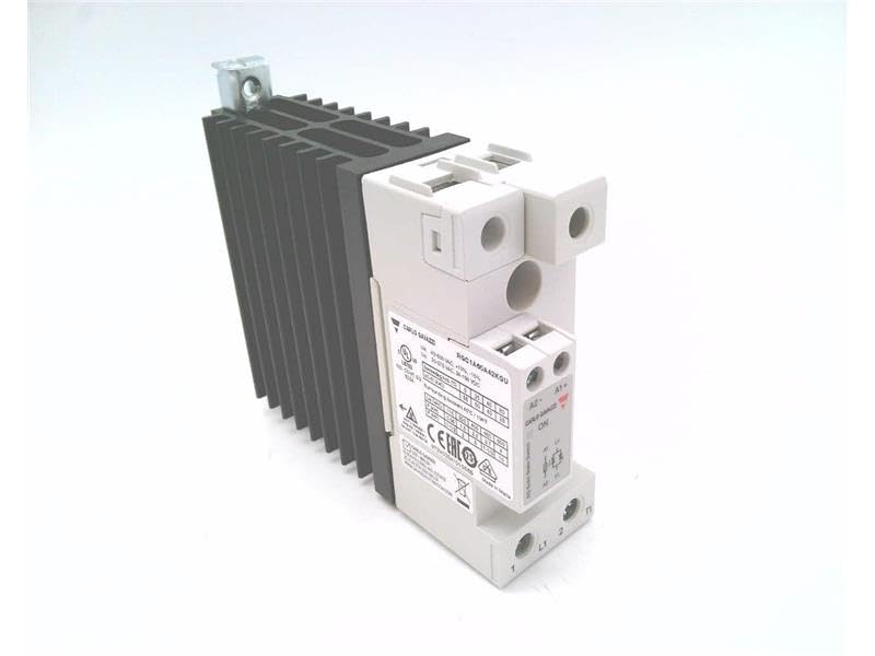 CARLO GAVAZZI RGC1A60A42KGU 1 Pole Switching, 1200 VP, 20-275 VAC, 24-190 VDC, 43 AAC, 600 VAC, Box CLAMP Connection for Power TERMINALS, Screw Connection, Solid State Relay, SSR CONFIGURAT