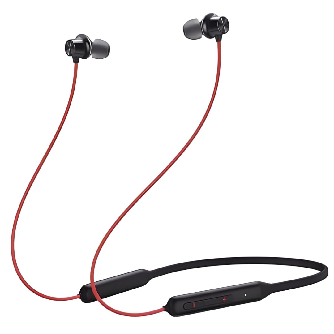 Accelbyte Oneplus Z2 ANC Neckband Earphones Red - Image 1