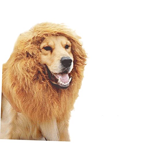 Disfraz para perro melena de león POPETPOP talla M miniatura 1