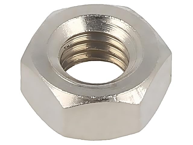 Écrou hexagonal M8 laiton nickelé 13mm BOSSARD 1195433 pas 1.25 x100