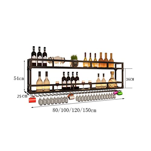 Support de Rangement en Fer Forgé Mural pour Protéger vos Verres à Pied