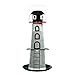 No/No Solar Lighthouse Finch Bird Feeder