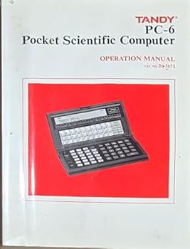 Paperback PC-6 Pocket Scientific Computer Operation Manual Book