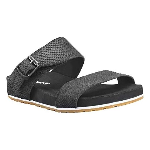 Timberland W Malibu Waves 2-Band Slide Schwarz, Damen Sandale, Größe EU 38.5 - Farbe Black