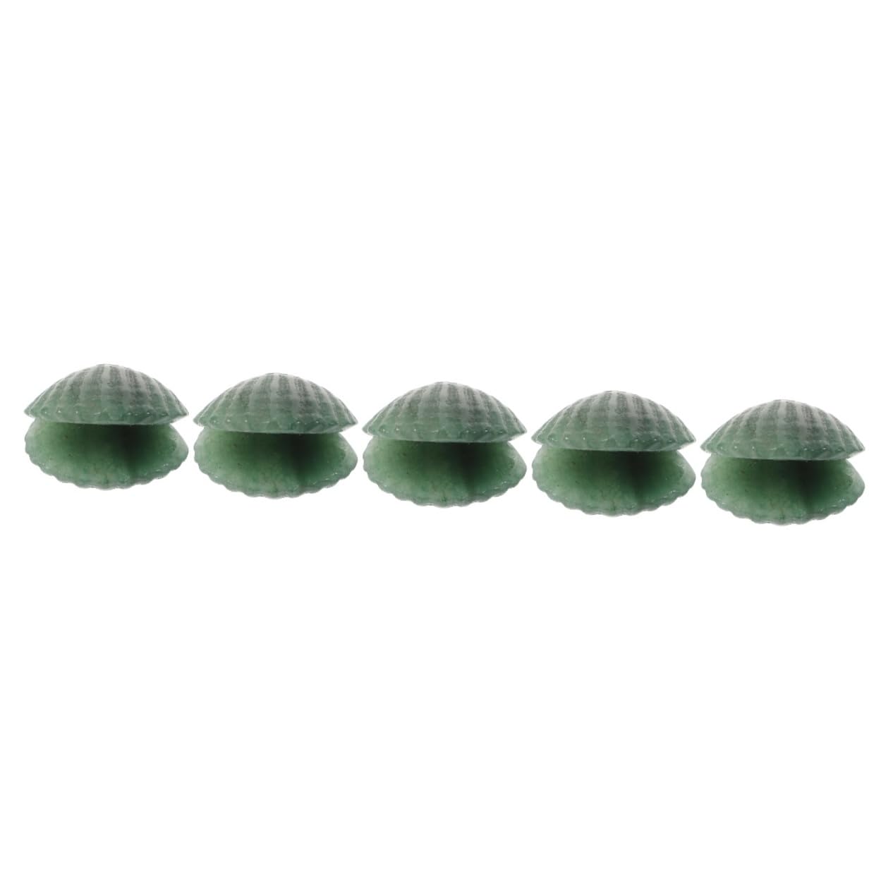 Toddmomy 5 Pièces Coquille De Pierre De Cristal Décor D'étagère Figurine Coquille De Verre Décorations D'aquarium Sculptures Décor à La Maison Décor De Figurines Poisson Betta Accessoires