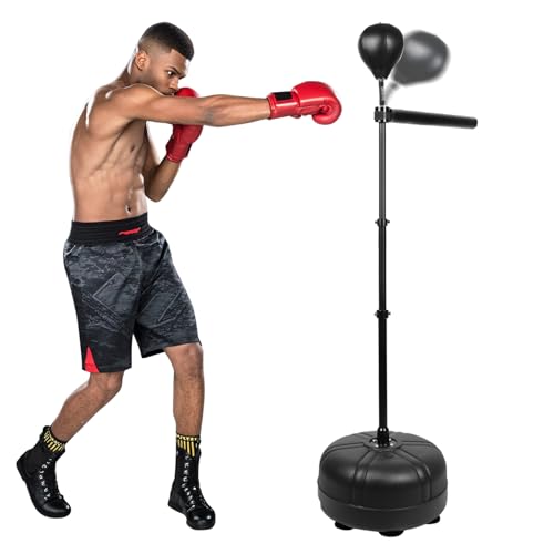 INNOLIFE Adjustable Boxing Bar with Punching Bag