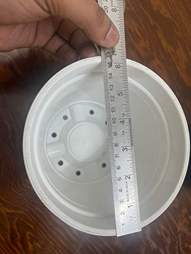 Pot's & Plant's Plastic Grower Pot Multicolor, 6 inch, Combo of 10 Colourful Grower Pot (Normal Nursery Pots)