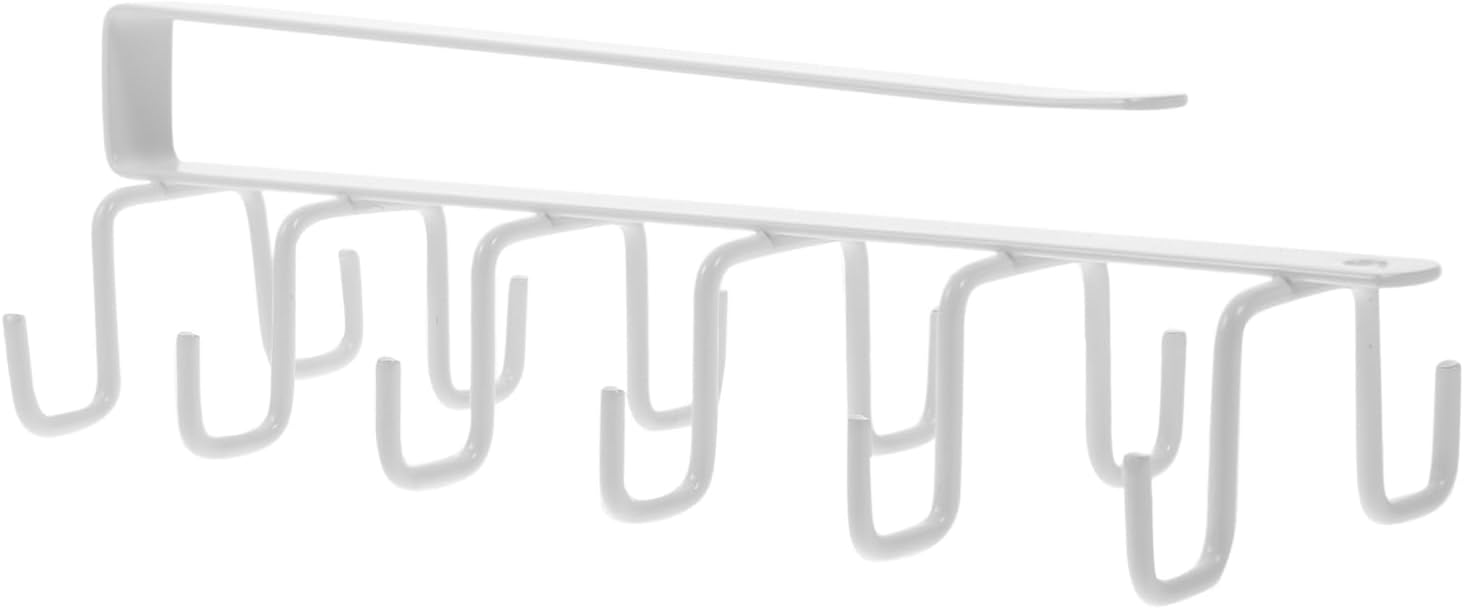 Garneck 5pcs Under Shelf Hanger Kitchen Utensil Hanger Coffee Mug Wall Rack Hooks Easy Install