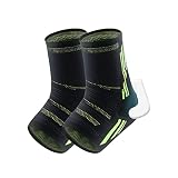 tobillera ortopedica para esguince ✔ PERFECTO PARA DEPORTES - Nuestros soportes de tobillo son el ajuste perfecto para cualquier actividad que requiera movimiento de tobillo, como correr, baloncesto, béisbol, fútbol, ​​golf, tenis, voleibol, bádminton, levantamiento de pesas, ciclismo, senderismo y más. ¡Podrá disfrutar de un soporte excepcional para el tobillo mientras mantiene su máximo rendimiento y una amplia gama de movimientos de piernas!