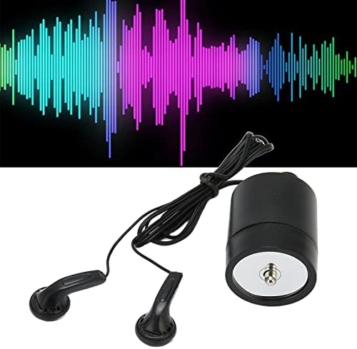 Through Wall Microphone Leak Detector Pipe Listening Device Wall Sound Amplifier with 200mAh Battery for Water Oil Leakage Detection in Concrete Steel Wooden Walls