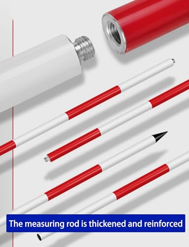 Varilla de medición de aluminio para levantamientos topográficos y obras de edificación 5