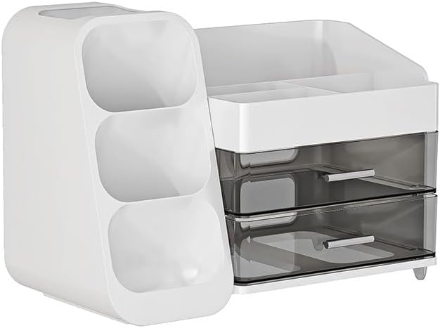 化粧品収納ボックス 引き出し 収納ラック 大容量 ペン立て メイクボックス ケース コスメボックス 小物入れ おしゃれ 文具収納 卓