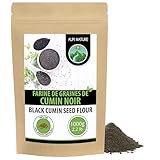 Alpi Nature Cumin Graines Noir Moulues 1kg, Poudre de Graines de Cumin Noir pour la Cuisine et la Pâtisserie