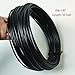 50 Feet Black HDPE Plastic Welding Rod,1/8