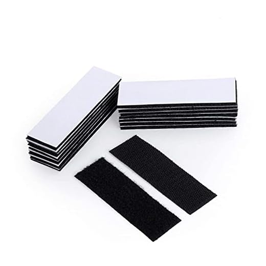 Heavy Duty Mounting Tape Double-Side Reclosable Hook Loop Strips Tape Sticky Fastener Waterproof Indoor Outdoor Use for Holds Picture Frame and Tools (15Pack- 3x10cm), 1.2x4 Inch