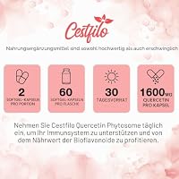 Liposomales Quercetin Phytosom 1600 mg Kapseln mit Bromelain und Vitamin C, Leistungsstark-Ergänzungsmittel (60 stück (2er Pack)) – Ansicht 4