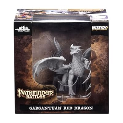 WizKids Pathfinder Battles Deep Cuts - Gargantuan Red Dragon | Ya disponible en tu tienda friki favorita! En mundofriki.es!