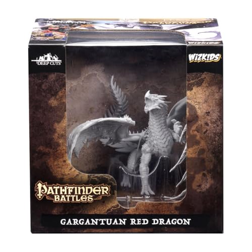 Gargantuan Red Dragon Pathfinder Battles WizKids figurine plastique jeu de rôle