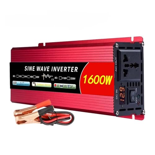 Converter Invertitore DC 12V/24V/48V/60V/72V A AC 220V 50Hz/60Hz 1000W 2000W 3000W 4000W 5000W 6000W 8000W Auto Solare Inverter A Onda Sinusoidale Per Pura(1600W,24V,220V 60Hz)