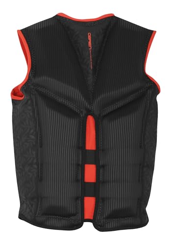 O\'Brien Women\'s Recon US Coast Guard Approved Level 70 Buoyancy for Waterskiing, Wakeboarding, Surfing and Boating, Red, Medium