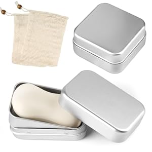 Deepton LH-001DE Reise Seifendose Set mit Netz