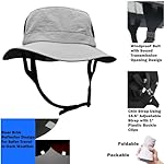 LLmoway Mens Womens Surf Bucket Hat Waterproof UPF50+ Foldable Beach Sun Hats - Image 5