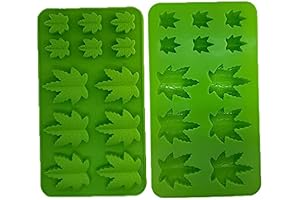 Gummy Fondant Silicone Leaf Mold with Green Options