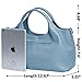 DFJXXX Women Woven Tote Crossbody Bag, Fashion Weave Top Handle Handbag Purse Handmade Beach Shoulder Bag Hobo Underarm Bag (blue1)