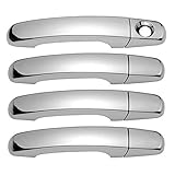 LJ INTERNATIONAL Quality Accessories Chrome Plated Handle Covers Compatible with Chevrolet Equinox/HHR/Malibu/Traverse GMC Acadia/Terrain Saturn Aura/Outlook