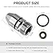 345215 Bullet Speedometer Gear Housing Compatible with Chevy TH350 Speedometer Gear Kit with Plus Extra O-Ring and Metal Seal kit, Fix Gear Housing Leaks (1 Set)