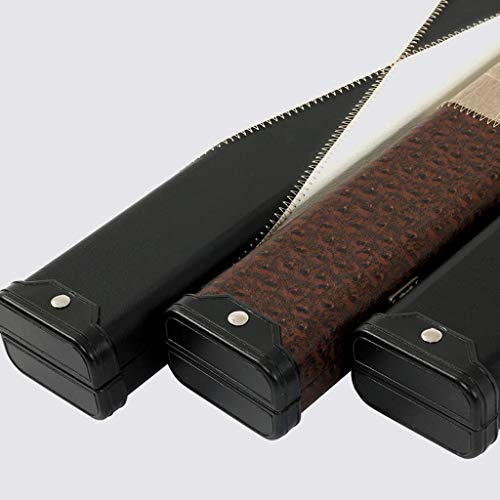 Boîte de billard rigide étui pour queue de billard 157cm rangement de deux queues MU café - 3