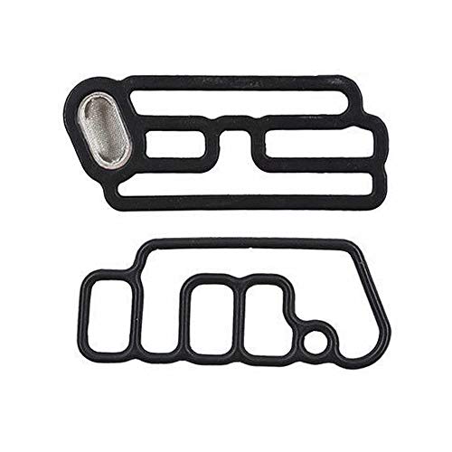 Image of Head Cylinder Solenoid Valve Gasket Set Replacement Compatible with Honda Accord Odyssey Pilot (15815-R70-A01 15845-R70-A01)