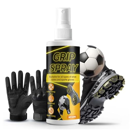 AllisWay Grip Spray Sportschuhe, Anti Rutsch Spray, Grip Spray, Verbessert die Griffigkeit und Eignet Sich für Basketballschuhe, Fußballschuhe, Wanderschuhe und Sporthandschuhe, 120 ml