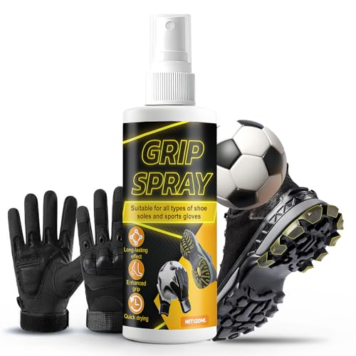 AllisWay Spray Agarre de Zapatos, 120 ml Spray de Agarre para Zapatos de portivos,Mejora el Agarre, Adecuado para Todo Tipo de Zapatillas de Baloncesto, Zapatillas de Fútbol y Botas de Senderismo