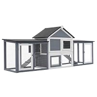 Amazon | 鶏小屋 鶏舎 屋外用 高床式 木製 鶏ケージ 4～6羽用 防水屋根