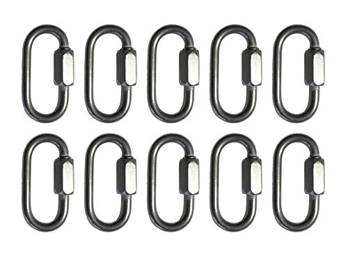 Lien rapide 3,5 mm 1/20,3" inox 316 à bague filetée haute sécurité