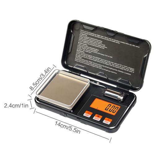 Outils de pesage de machine de précision 200g structure durable de poche - 8