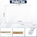 BAUMFEUER 12 Pack Clear Acrylic Shelf Dividers for Closet Shelf Organizer of Bedroom Kitchen Office Bathroom Organizer for Clothes Books Hats and Handbags