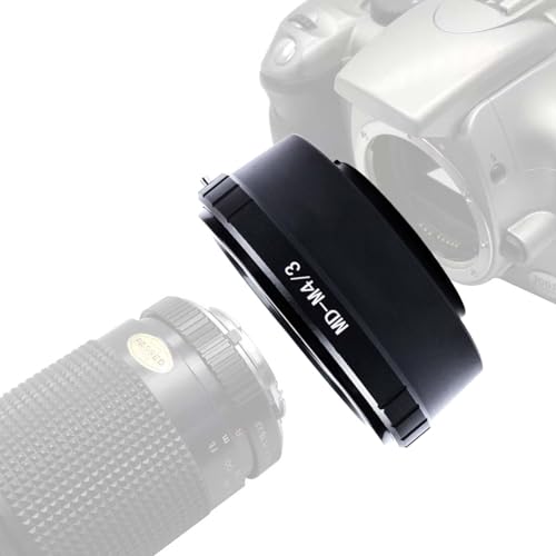 Image of MD to M4/3 Adapter Compatible with Minolta MD MC Lens to Micro Four Thirds 4/3 Camera &,for Panasonic LUMIX GX8 G7 GF7 GH4 GM1 GX7 GF6