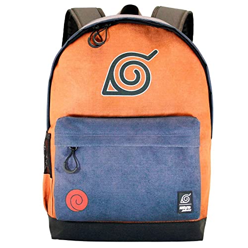 Mochila ECO 2.0 Naruto Symbol naranja escolar juvenil espaciosa de 22.5L 2