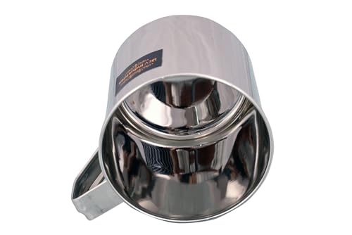 Image of Stainless Steel Multipurpose Mug | Steel Camping Mug | Steel Mug for Bathroom Shower Home | Strong and Sturdy Mug, Silver (Stainless Steel, 750ML)
