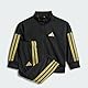 adidas Unisex Baby ESSENTIALS CLIMACOOL TRACKSUIT, Black/Gold Metallic, 2-3 Years