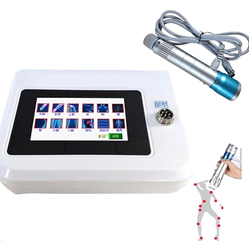Touch Screen Dolor Alivio Masabray Massor Muscle Relájate Massage Gun, máquina de terapia de ondas de choque extracorpórea