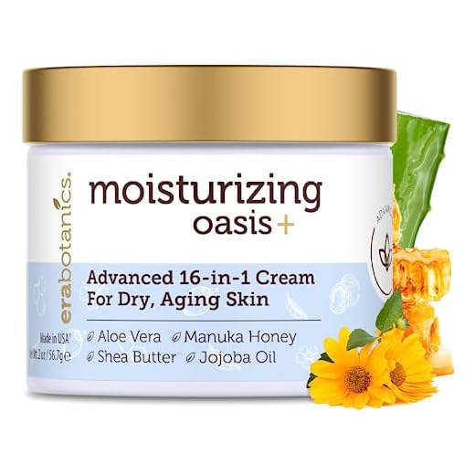 Era Organics Face Moisturizer for Dry Skin - Extra Moisturizing 16-in-1 Age Defense Facial Cream With Manuka Honey, Avocado Oil, Jojoba Oil - pH Balanced Non Greasy Daily Face Cream For Women & Men