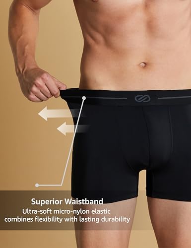 Image of Symbol Premium Men's Microfiber Blend Ultra-Soft Stretch Trunks | Underwear (Available in Combo Packs)