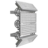 Kekeou Stadium Lights Outdoor LED Flood Light 400W 56000LM 6500K Arena Field Lights Surge 6KV IP67 Waterproof Parking Lot Light Adjustable Lighting Angle for Court