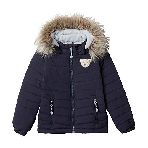 Steiff Jacket Blouson, Gris (Black Iris 3032), 98 Garçon
