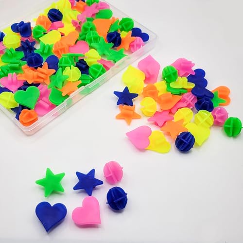 OWMOSYX 180 Pieces Bike Wheel Spoke Beads Plastic Clip Beads Spoke Colorful Bicycle Bike Spoke Decorations for Kids Bike Accessories Girls Boys (Style 2) - Thumbnail 3