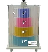 CAKESAFE Reusable Mini/Tall Cake Transporter, Clear Plastic Cake Carrier (14" W x 22" H)